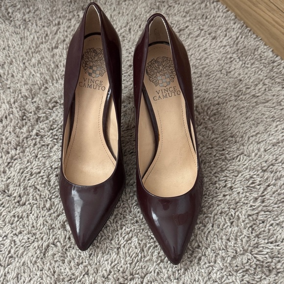 Vince Camuto Dark Burgundy Heels - Picture 1 of 5